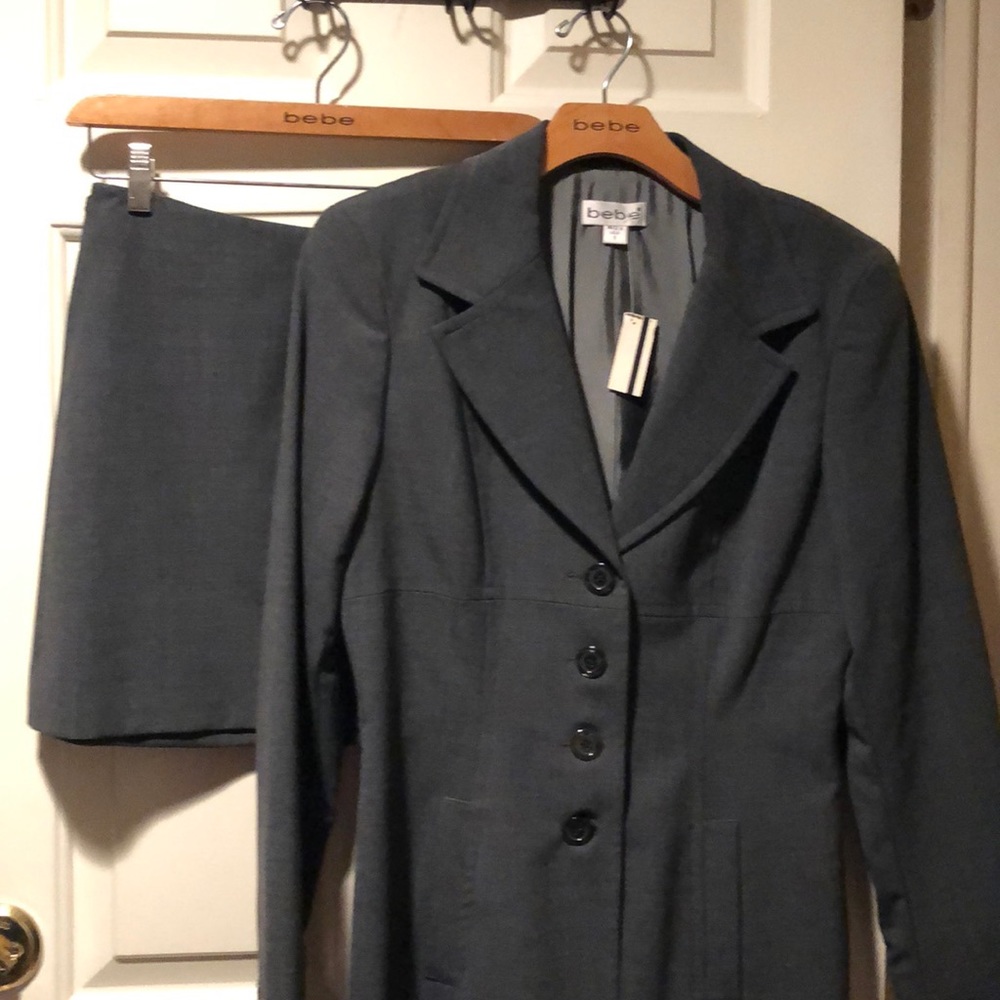 Beautiful Bebe grey suit